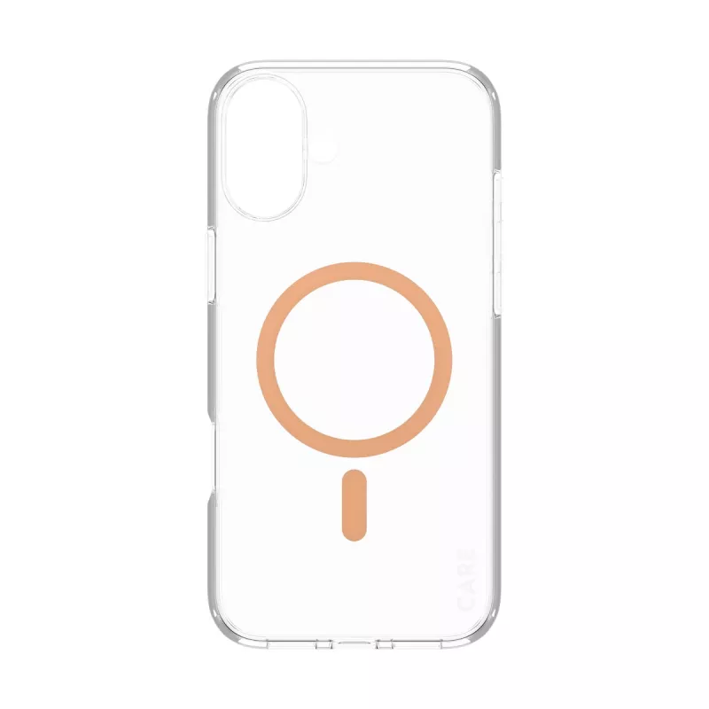 PanzerGlass CARE™ by ® Urban Combat ümbris läbipaistev, Peachy MagSafe'iga iPhone 16 Plus