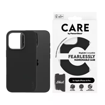 PanzerGlass CARE™ by ® Kest Must MagSafe'iga iPhone 16 Pro