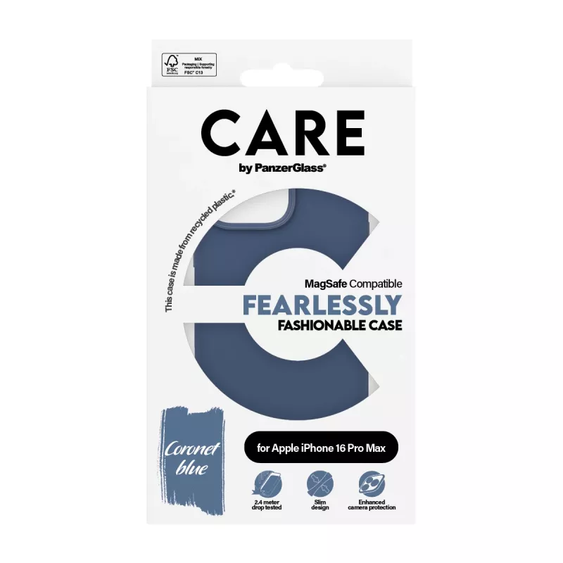 Cover PanzerGlass CARE by ® moodne ümbris Blue w. MagSafe iPhone '24 6.9 inch Pro
