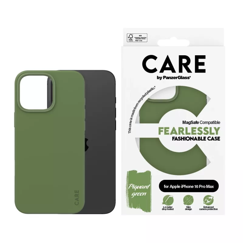 PanzerGlass CARE™ by ® Case roheline w. MagSafe iPhone 16 Pro Max