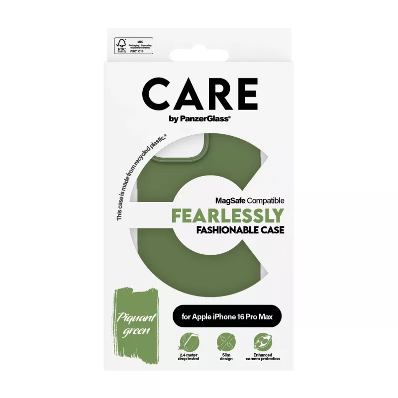 PanzerGlass CARE™ by ® Case roheline w. MagSafe iPhone 16 Pro Max