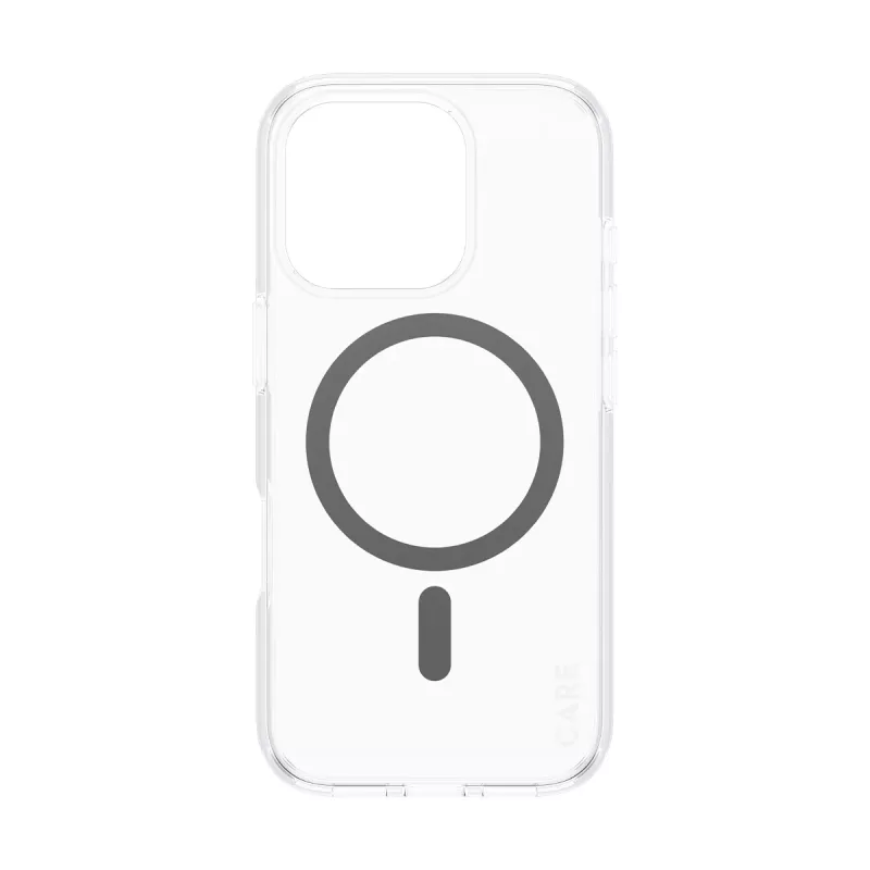 PanzerGlass CARE™ by ® Urban Combat Case Läbipaistev musta MagSafe'iga iPhone 16 Pro jaoks
