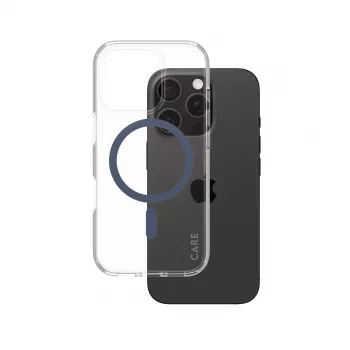 PanzerGlass CARE by Flagship ümbris Transparent Urban Combat Blue MagSafe iPhone 16 Pro