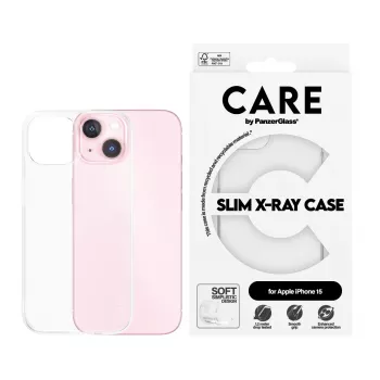 Cover PanzerGlass CARE by ® moodne ümbris Transparent X-Ray Soft Basic iPhone 15