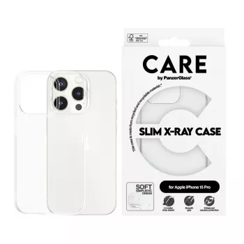 PanzerGlass CARE™ by ® X-Ray ümbris iPhone 15 Pro, Cover, Apple, Apple - iPhone 15 Pro, Transparent