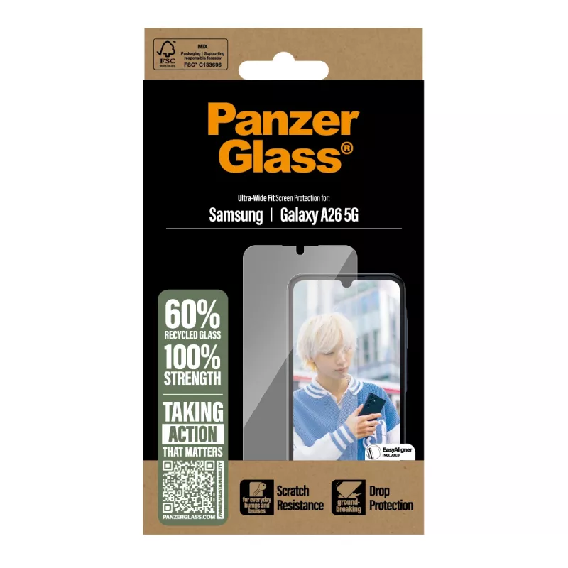 PanzerGlass ® Ekraanikaitse Samsung Galaxy A26 5G | Ultra-Wide Fit