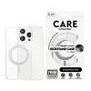 PanzerGlass CARE™ by ® läbipaistev ümbris hõbedase alusega ja MagSafe'iga iPhone 15 Pro jaoks