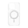 PanzerGlass CARE™ by ® läbipaistev ümbris hõbedase alusega ja MagSafe'iga iPhone 15 Pro jaoks