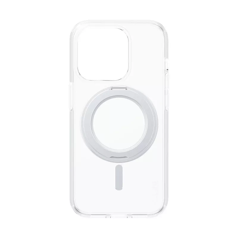 PanzerGlass CARE™ by ® läbipaistev ümbris hõbedase alusega ja MagSafe'iga iPhone 15 Pro jaoks