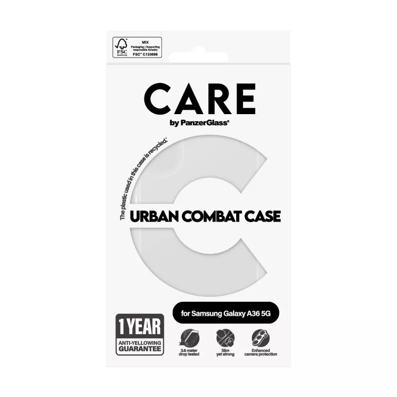 Cover PanzerGlass CARE by Flagship ümbris Transparent Urban Combat Samsung Galaxy new A35 5G
