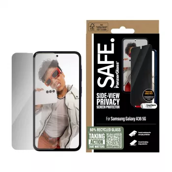 PanzerGlass SAFE. by ® privaatsusekraanikaitse Samsung Galaxy A36 5G | ülilai paigaldus koos EasyAligneriga