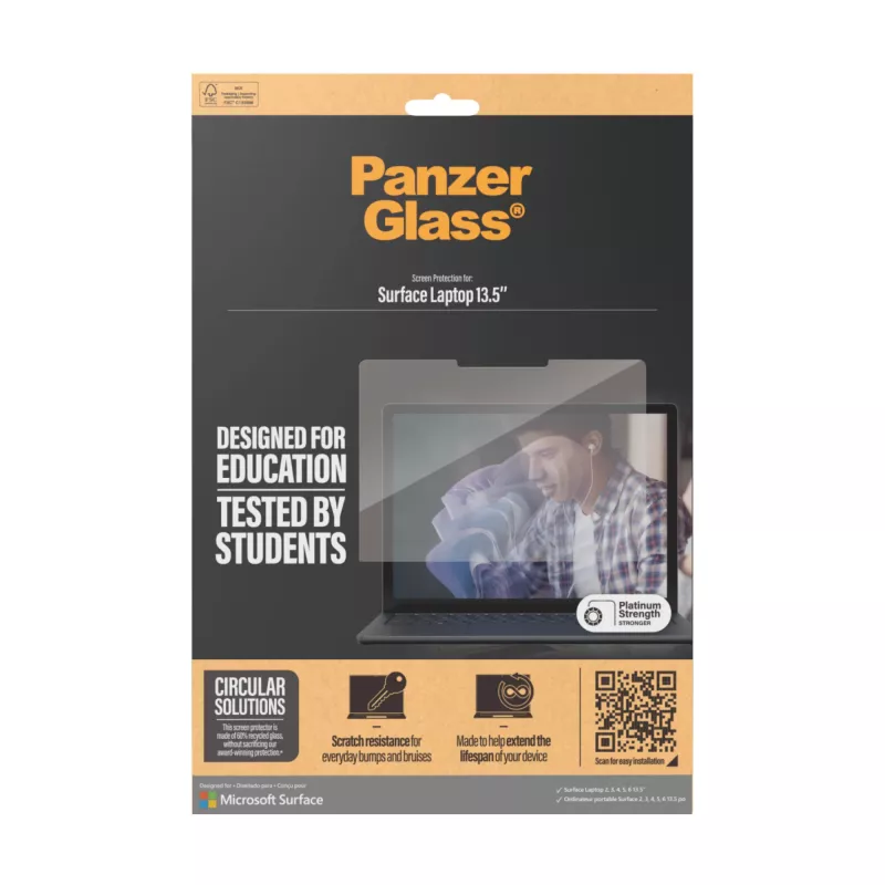 PanzerGlass ® ekraanikaitse Microsoft Surface Laptop 13.5 tolli | 6 | 5 | 4 | 3 | 2