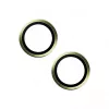 PanzerGlass ® Hoops® Kaamera läätsekaitse Kollane iPhone 15 | 15 Plus
