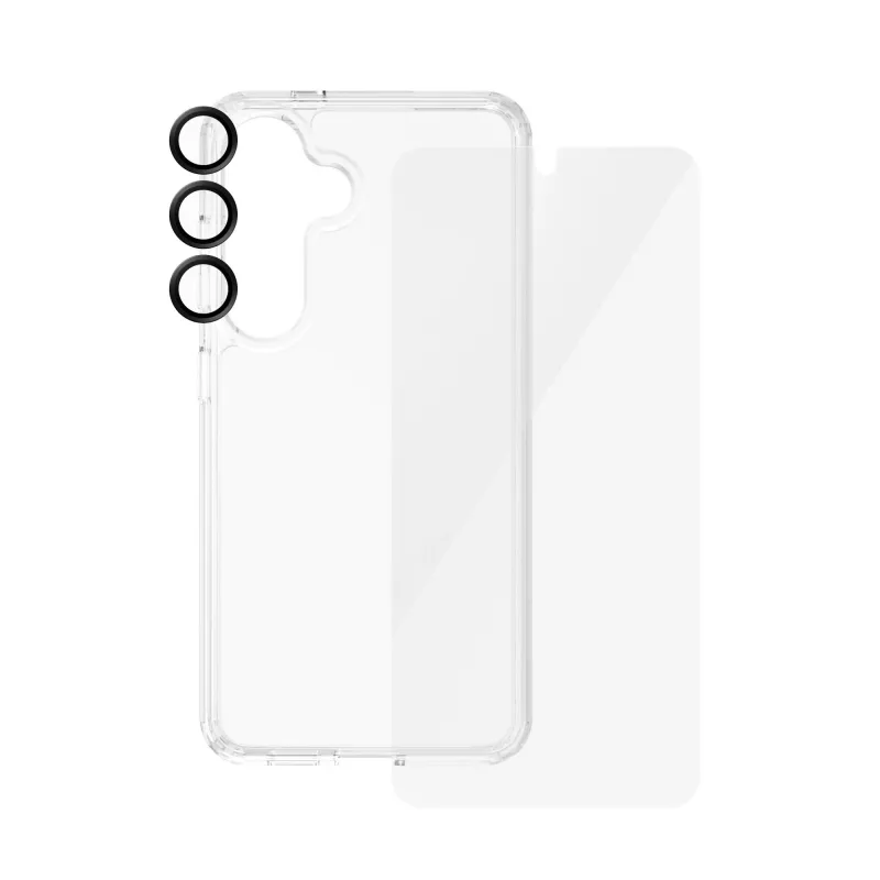 PanzerGlass ® 3-in-1 Bundle Samsung Galaxy S24 | Ultra-Wide Fit w. EasyAligner