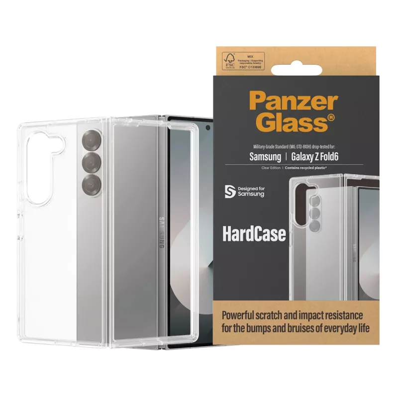 PanzerGlass ® HardCase Läbipaistev Samsung Galaxy Z Fold6, Kaitseümbris, Samsung, Samsung - Galaxy Z Fold6, Läbipaistev