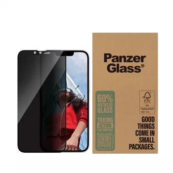 PanzerGlass ® privaatsusekraanikaitse iPhone 17e | 16e | 14 | 13 | 13 Pro | Ultra-Wide Fit