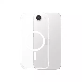 PanzerGlass CARE™ by ® Samba läbipaistev valge Qi-ühilduv korpus iPhone 17e | 16e