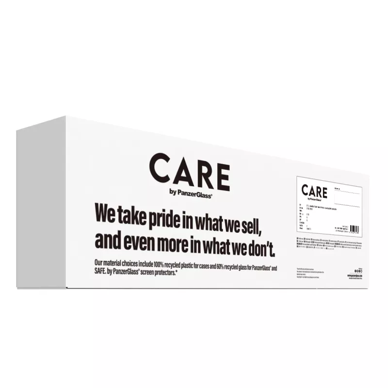 PanzerGlass CARE™ by ® Samba ümbris Must, Qi-ühilduv iPhone 17e | 16e