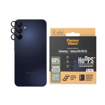 PanzerGlass ® Hoops® kaamera objektiivi kaitse must Samsung Galaxy A16 | A16 5G
