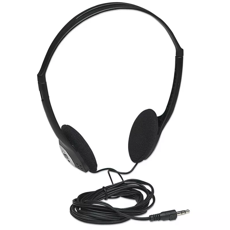 Kõrvaklapid MANHATTAN Stereo 3.5mm mustad
