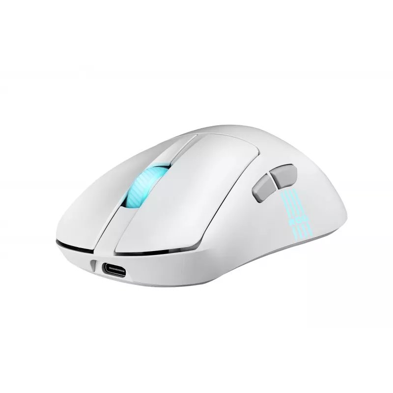 ASUS ROG Keris II Origin WHT hiir Mängimine Paremakäeline RF-juhtmevaba + Bluetooth + USB Type-A Optiline 42000 DPI