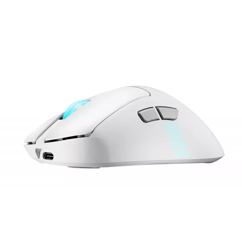 ASUS ROG Keris II Origin WHT hiir Mängimine Paremakäeline RF-juhtmevaba + Bluetooth + USB Type-A Optiline 42000 DPI