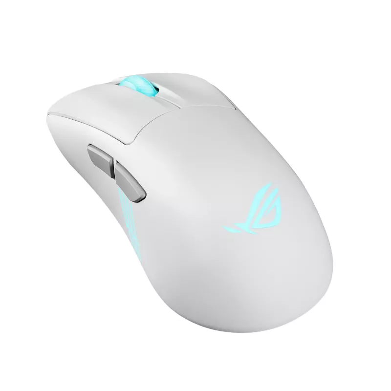 ASUS ROG Keris II Origin WHT hiir Mängimine Paremakäeline RF-juhtmevaba + Bluetooth + USB Type-A Optiline 42000 DPI