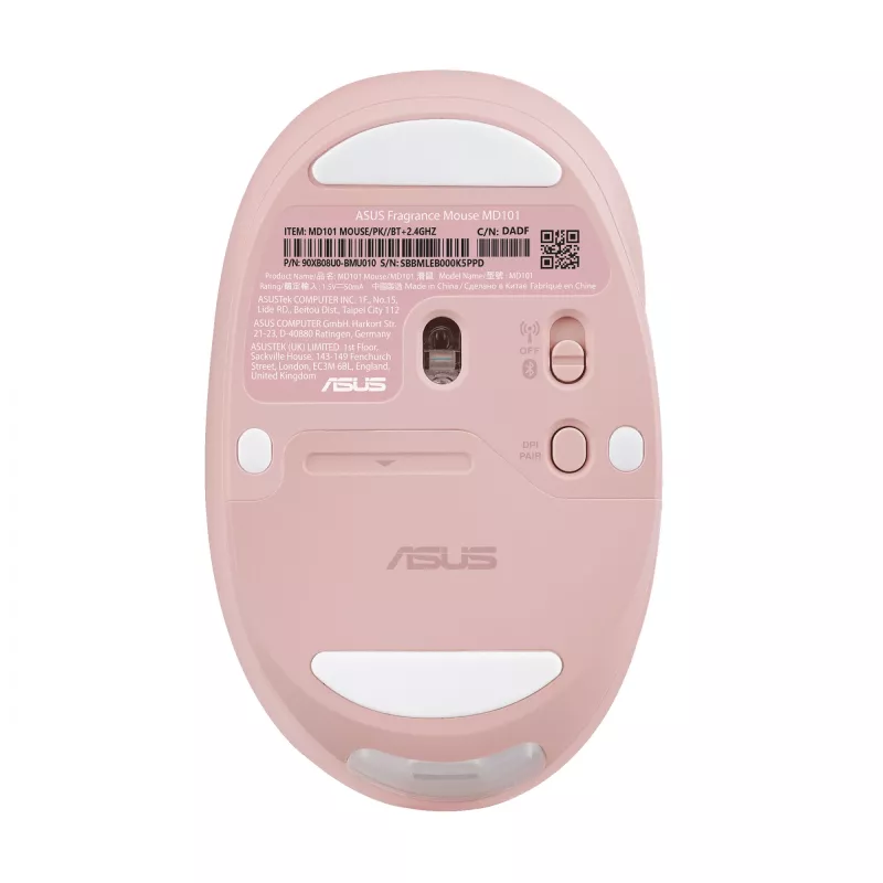 ASUS Fragrance MD101 hiir Kodu Mõlemakäeline RF-juhtmevaba + Bluetooth Optiline 2400 DPI