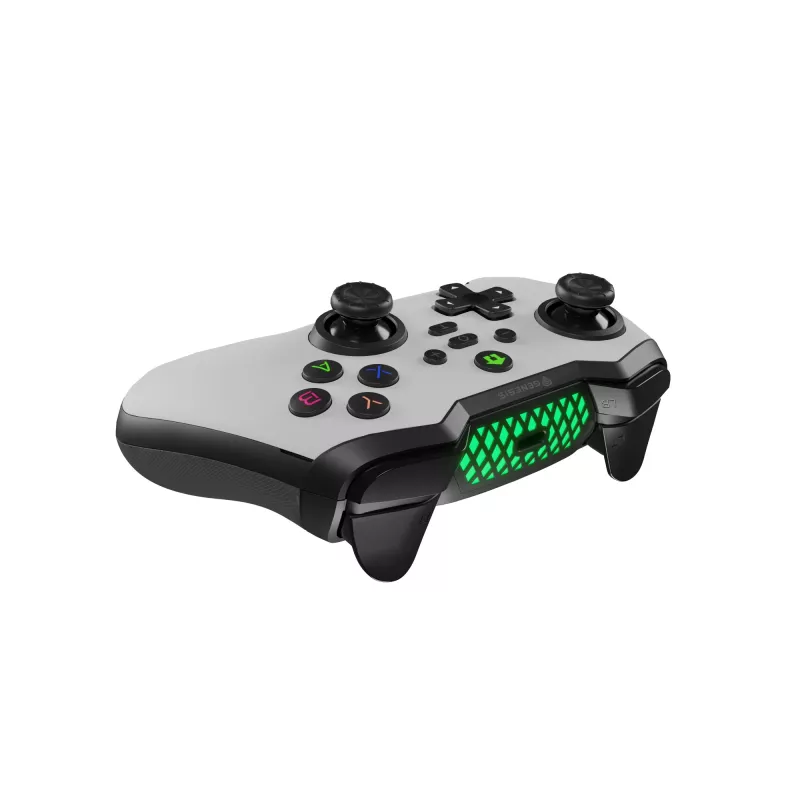 GENESIS Mangan 400 Valge Bluetooth mängupult analoog-/digitaalne Android, MAC, Nintendo Switch, PC, iOS