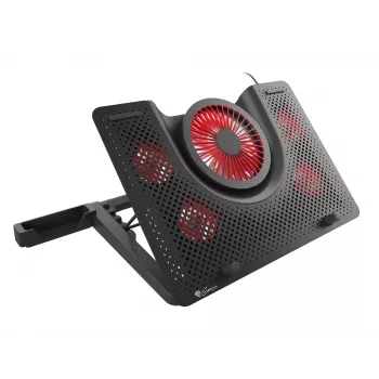 GENESIS Oxid 550 sülearvuti jahutusalus 43,9 cm (17,3 tolli) 2800 RPM Must