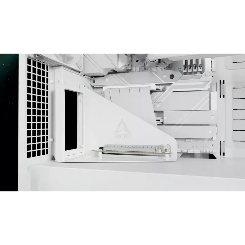 ARCTIC Xtender VG (Valge) Premium E-ATX arvuti korpus vertikaalse GPU paigaldusega