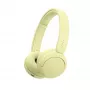 Sony WHCH520Y.CE7, juhtmevaba, kõned/muusika, 20 - 20000 Hz, 147 g, peakomplekt, kollane