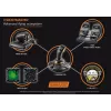 Thrustmaster T-16000M FCS Flight Pack Must USB Juhtkang Analoog-/digitaalne MAC, PC