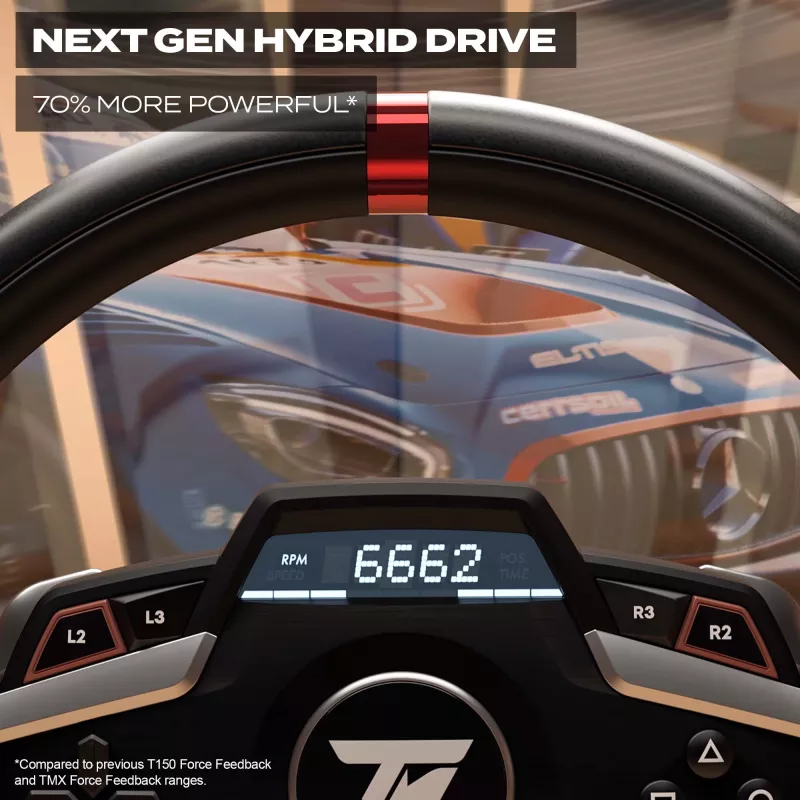 Thrustmaster T248 must rool + pedaalid PC, PlayStation 4, PlayStation 5