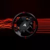 Thrustmaster T598 Must, Punane USB Rool + Pedaalid Analoog-/Digitaal PC, PlayStation 4, PlayStation 5