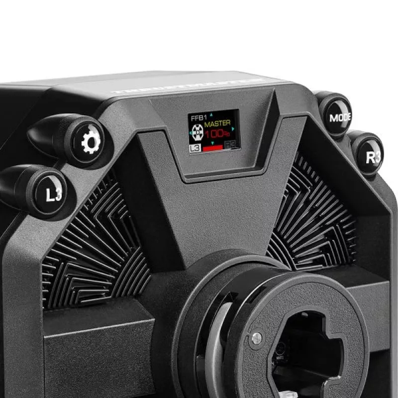 Thrustmaster T598 Must, Punane USB Rool + Pedaalid Analoog-/Digitaal PC, PlayStation 4, PlayStation 5