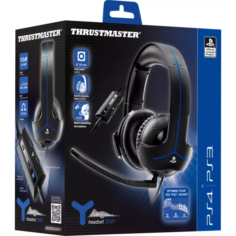 Thrustmaster Y-300P Peakomplekt Juhtmega Peapael Mängimine Must
