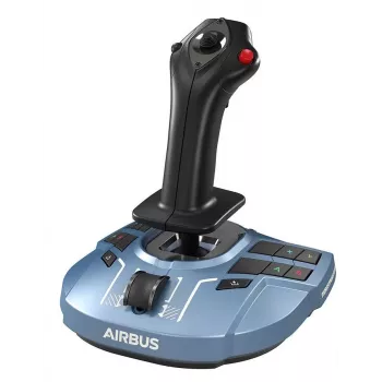 Thrustmaster TCA Sidestick X Airbus Edition must, hall USB-juhtkang analoog arvutile, Xboxile