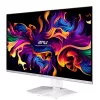 MSI MPG 321URXWDE QD-OLED arvutimonitor 80 cm (31,5 tolli) 3840 x 2160 pikslit 4K Ultra HD valge