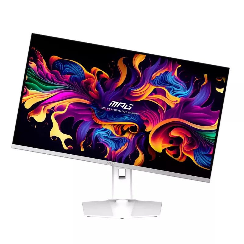 MSI MPG 321URXWDE QD-OLED arvutimonitor 80 cm (31,5 tolli) 3840 x 2160 pikslit 4K Ultra HD valge