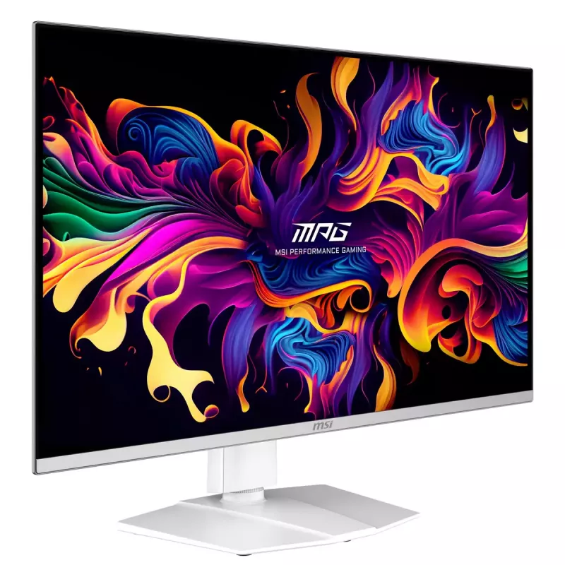 MSI MPG 321URXWDE QD-OLED arvutimonitor 80 cm (31,5 tolli) 3840 x 2160 pikslit 4K Ultra HD valge