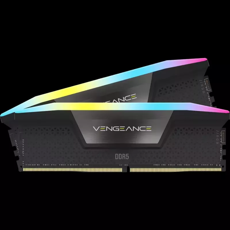 CORSAIR Memory 32GB DDR5 (2x16GB) DRAM 6400MT/s CL36 Memory Kit Vengeance RGB – must