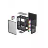 PC korpus DeepCool MATREXX 55 MESH V4 C Midi Tower Must — ATX, karastatud klaas, esivõrk, USB-C