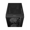 PC korpus DeepCool MATREXX 55 MESH V4 C Midi Tower Must — ATX, karastatud klaas, esivõrk, USB-C