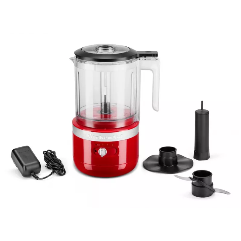 Elektriline toiduhakkija KitchenAid 5KFCB519EER 1,19L 24W Läbipaistev Punane