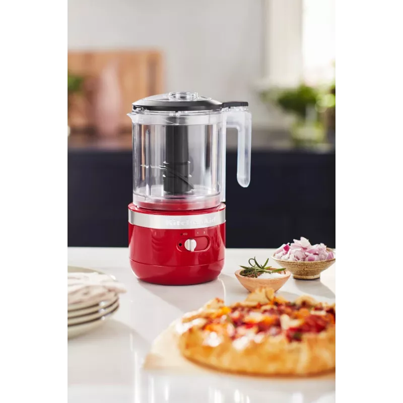 Elektriline toiduhakkija KitchenAid 5KFCB519EER 1,19L 24W Läbipaistev Punane