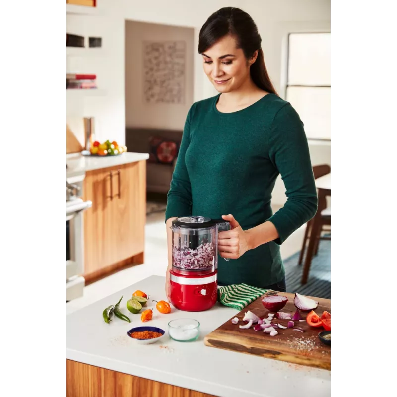 Elektriline toiduhakkija KitchenAid 5KFCB519EER 1,19L 24W Läbipaistev Punane