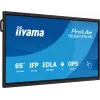 iiyama PROLITE TE6514MIS-B2AG Kiosk disain 165,1 cm (65 tolli) LCD Wi-Fi 435 cd/m² 4K Ultra HD Must Puuteekraan Sisseehitatud protsessor Android 24/7
