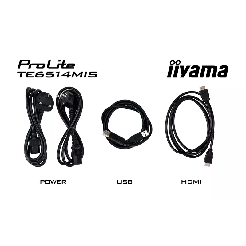 iiyama PROLITE TE6514MIS-B2AG Kiosk disain 165,1 cm (65 tolli) LCD Wi-Fi 435 cd/m² 4K Ultra HD Must Puuteekraan Sisseehitatud protsessor Android 24/7