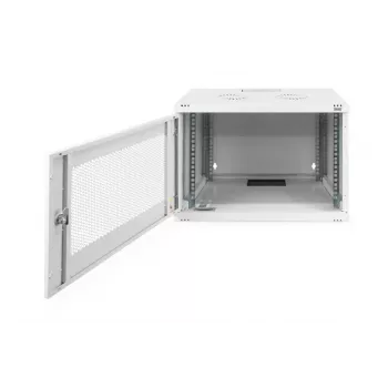 DIGITUS 7U seinale paigaldatav kapp SOHO lahtivõetuna 370x540x400 mm perforeeritud esiuks hall